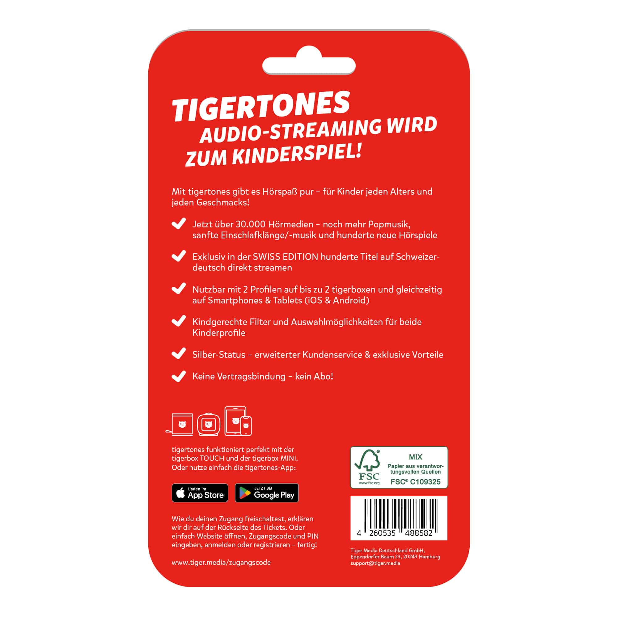 tigertones DUO - Digitales Ticket 6 Monate Swiss-Edition – Bild 2